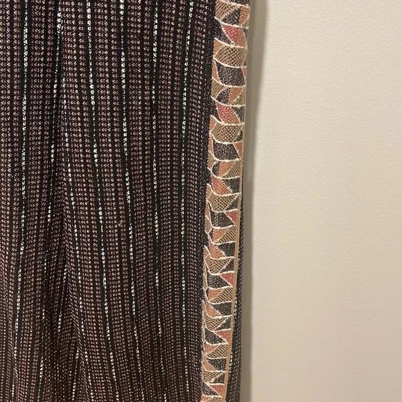 NWT Urban Outfitters Lurex Metallic Wide Leg Pants XS New Year’s Eve holiday - Picture 5 of 8